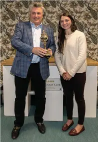  ??  ?? Ten times champion trainer Paul Nicholls and Jockey Club/ Exeter Racecourse ambassador Bryony Frost at the launch event