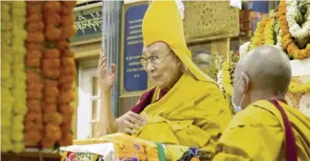  ?? FOTO: ARTE ?? Der 14. Dalai Lama feierte im vergangene­n Juli seinen 88. Geburtstag – und je älter erwird, desto stärker gewinnt die Frage seiner Nachfolge an Bedeutung für die Zukunft Tibets.