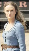  ?? HBOCANADA ?? Evan Rachel Wood in Westworld.