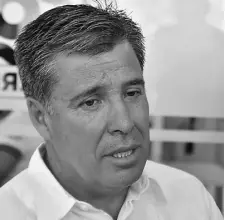  ??  ?? El gobernador Márquez dijo que buscaría ser líder de los panistas si es después del 25 de septiembre./Martín Martínez