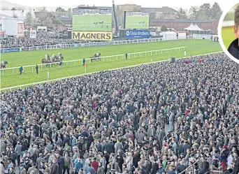  ??  ?? Huge crowds flocked to Cheltenham for last year’s Gold Cup but Richard Johnson (above) knows it will be different this time