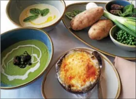  ??  ?? These soups from EatNic - Urban Farmhouse Eatery & BYOB offer diners a taste of spring.