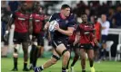  ?? ?? Cory Daniel of US runs with the ball against Kenya in Dubai. Photograph: Christophe­r Pike/World Rugby/Getty Images