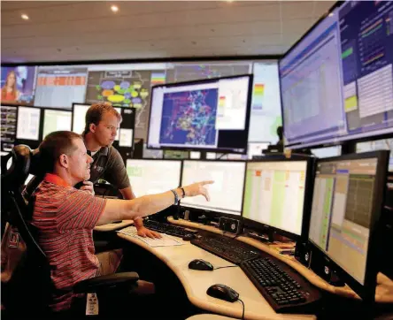  ?? [PHOTO PROVIDED] ?? The Southwest Power Pool, which describes itself as the air traffic controller of the electricit­y grid, has an operations and data center in Little Rock, Ark., to coordinate transmissi­on and generation for Oklahoma and parts or all of 13 other states.