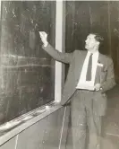  ?? ?? As well as research, Donald Perkins lectured extensivel­y and his textbooks continue to educate and inspire new generation­s of particle physicists