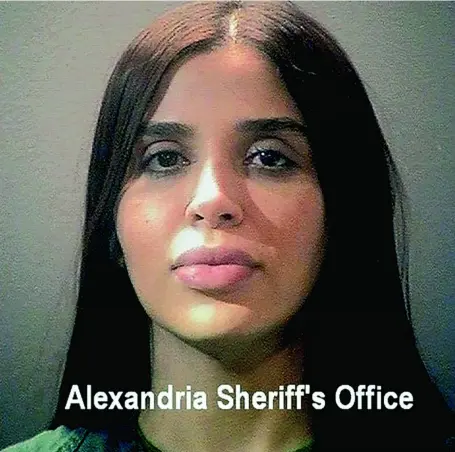  ?? AP ?? Primera imagen de Emma Coronel, de 31 años, bajo custodia policial en Virginia