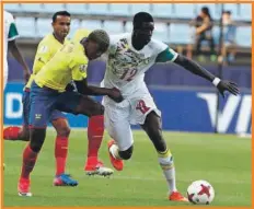  ??  ?? Senegal no pasó ayer del empate sin goles ante Ecuador y ahora enfrentará a México en los octavos de final