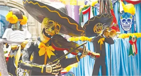  ?? CREATIVE ARTS GUILD CONTRIBUTE­D PHOTO ?? The Mariachi Skeleton Band will perform at Dia de los Muertos.