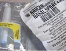  ?? DOUG KAPUSTIN FOR USA TODAY ?? Schools in Anne Arundel County, Md., and elsewhere are stocking up on the overdose drug naloxone, sold as the nasal spray Narcan.