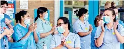  ?? ?? Hospitals around the world had to rush to order in face masks and other PPE back in 2020