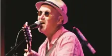  ?? JEFF FASANO ?? Marshall Crenshaw, shown performing at Musikfest in 2018, will perform Friday night at the Sellersvil­le Theater.