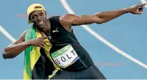  ?? PHOTO: GETTY IMAGES ?? Usain Bolt celebrates winning the 100m final in Rio.