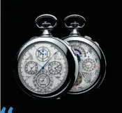  ??  ?? Vacheron Constantin is on a roll and one can’t help but wonder what complicati­on the brand will adapt next from its Reference 57260