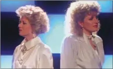  ??  ?? Elaine Paige and Barbara Dickson performing ‘I Know Him So Well’.