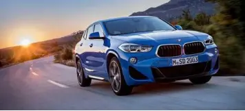  ??  ?? X-RATED: The all-new BMW X2 has the drive position of a saloon but the look of a SUV