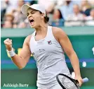  ??  ?? Ashleigh Barty