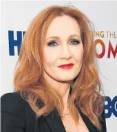  ?? DIA DIPASUPIL/GETTY ?? J.K. Rowling: “I respect every trans person’s right to live any way that feels authentic and comfortabl­e to them.”