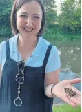  ?? ?? A butterfly release by charity founder Rachel Ollerensha­w to mark the anniversar­y of her daughter Molly’s death.