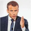  ?? FOTO: AFP ?? Thema Reformproj­ekt: Emmanuel Macron.