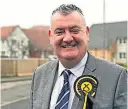 ?? ?? Hitting out Stirling SNP Council Group Leader Scott Farmer