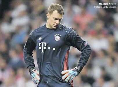  ?? Picture: Getty Images ?? MANUEL NEUER