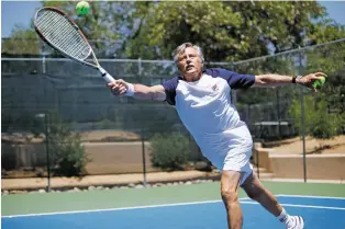  ?? LUIS SÁNCHEZ SATURNO/THE NEW MEXICAN ?? Jimmy Parker was named the player-captain for the USTA’s World Cup team that will participat­e in the ITF World Championsh­ip in Croatia in September.