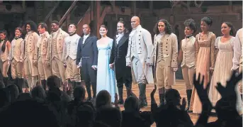  ?? Neilson Barnard, Getty Images file ?? The return of “Hamilton” to Denver has been postponed along with other Broadway plays. Its first visit saw thousands try and fail to get tickets to the show in 2018.