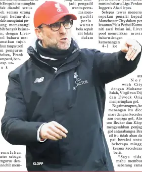  ??  ?? KLOPP