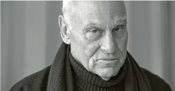  ?? Foto: Bertrand Guay, dpa ?? US-Künstler Richard Serra war einer der erfolgreic­hsten Bildhauer der Welt.