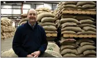  ?? (Arkansas Democrat-Gazette/Stephen Swofford) ?? Scott Ford, chief executive officer of Westrock Coffee, poses inside the company warehouse in North Little Rock in January.