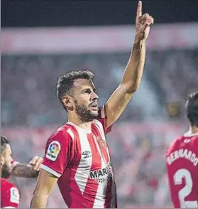  ?? FOTO: PERE PUNTÍ ?? Stuani, una de las mejores noticias para el Girona en el arranque del curso