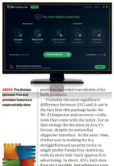  ??  ?? ABOVE The division between free and premium features is made suitably clear