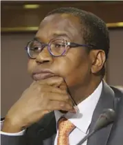  ?? ?? Finance minister Mthuli Ncube