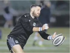  ??  ?? Tommy Seymour scored Glasgow’s opening try in Dublin.