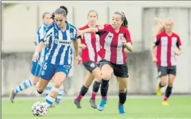  ?? FOTO: ATHLETIC CLUB ?? Derrota
El Femenino B cayó ayer en su amistoso ante el Alavés