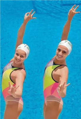  ?? FOTO ?? Las paisas siguen robándose el show en las piscinas internacio­nales. Ganaron gran experienci­a en Europa.