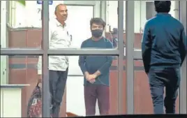  ?? ANI ?? The accused, Aaftab Poonawala at the Forensic Science Laboratory (FSL) offices in Rohini on Tuesday.