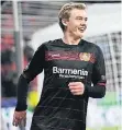  ?? FOTO: DPA ?? Ein begehrter Spieler: Julian Brandt von Bayer Leverkusen