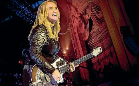  ??  ?? Melissa Etheridge joins Sheryl Crow on stage tomorrow night.