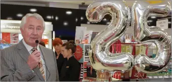  ??  ?? Sam McCauley celebratin­g the company’s 25th anniversar­y of his Redmond Square store last December.