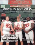  ?? Photo by Ryan Smith ?? 2019 Rome Pigskin Preview Cover. It will be included in home-delivered editions and will be available at locations around the county.