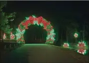  ?? CONTRIBUTE­D BY CALLAWAY GARDENS ?? Callaway Gardens features over 8 million lights and a second season for Snow Day.