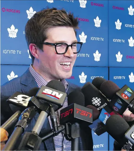  ?? DAVE ABEL ?? The next order of business for Leafs GM Kyle Dubas is to lock down Auston Matthews and Mitch Marner.