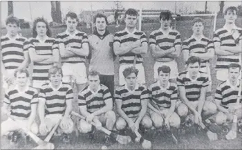  ??  ?? The Lismore U21 team of 1990.