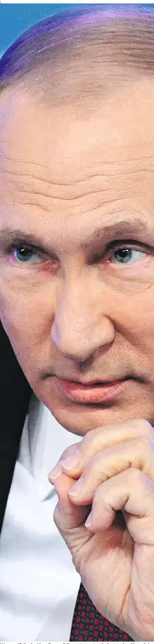  ??  ?? Was weiß Putin über Trump? Experten orten belastende­s Material