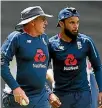  ??  ?? England head coach Trevor Bayliss, left, isn’t a fan of internatio­nal Twenty20 cricket but plenty of others are, including New Zealand coach Mike Hesson, right.