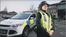  ?? PICTURES: UKTV ?? IN THE SPOTLIGHT: Alicia Oakes, top who trained as a flautist, and Uzma Amireddy are among the female North Yorkshire police officers in a new TV show.