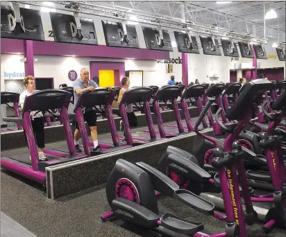  ?? Ernest A. Brown/The Call ?? Finding an open treadmill or elliptical machine might take some doing this week, as gyms will no doubt see an uptick in New Year’s resolution clientele. The new Planet Fitness in Woonsocket will be ready.