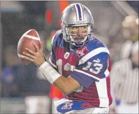  ??  ?? Anthony Calvillo has the most passing yards of any quarterbac­k in history, and you probably never had heard of him before. | ADRIAN WYLD~AP