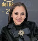  ??  ?? Tania Ruiz Castro, presidenta del Consejo del Heroico Cuerpo de Bomberos Voluntario­s de San Juan del Río.